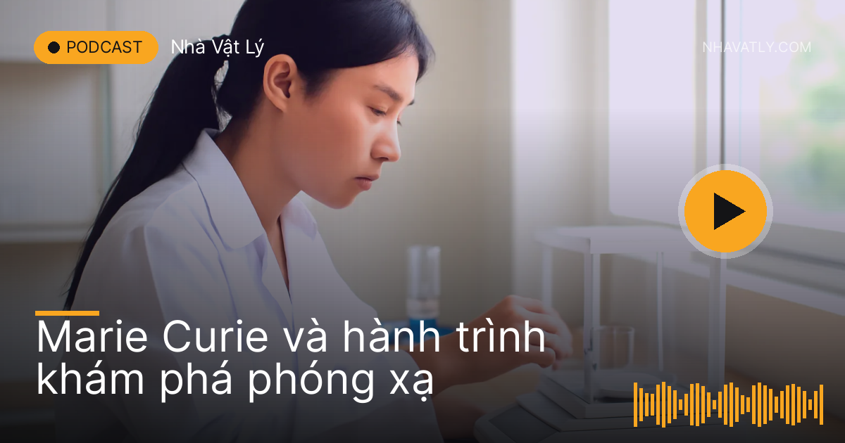 Nữ sinh viên mặc áo blouse làm việc bên bàn thí nghiệm gỗ cạnh cửa sổ sáng